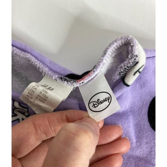 H&M Purple Disney Baby Girl 12 Months One Piece Outfit - Picture 4 of 6